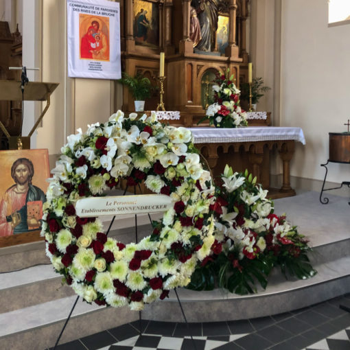 Couronne « Rouge et blanc » <br> Réf : DAE003 – Image 2