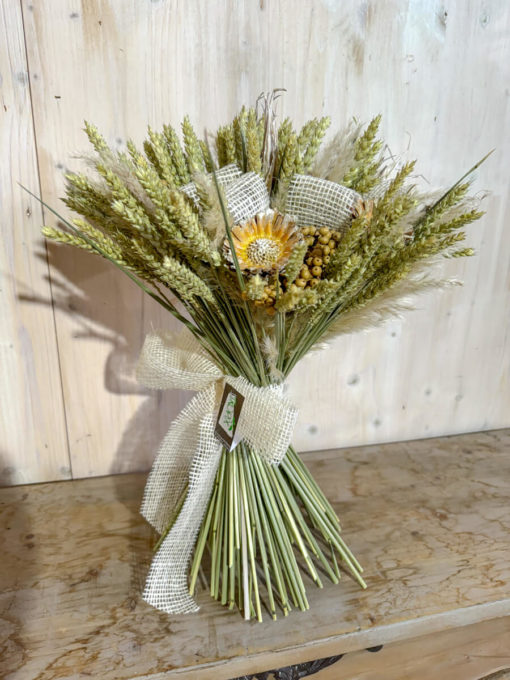 Bouquet fleurs séchées "Blé" <br> Réf : FS003