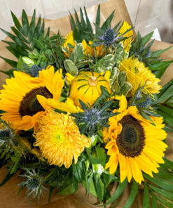 Bouquet volume "Tournesol & Chardon"  Réf : BS004