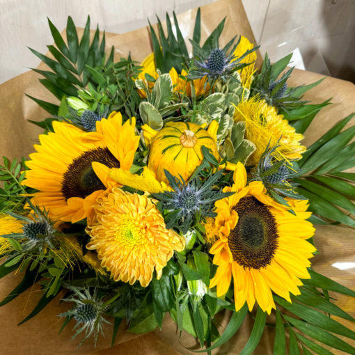 Bouquet volume "Tournesol & Chardon"  Réf : BS004