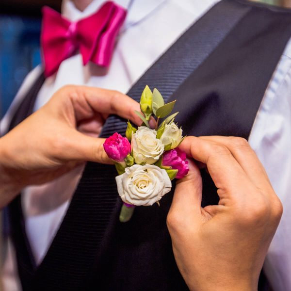 Boutonnières, bracelets, couronnes