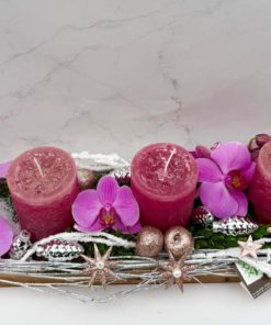 Chemin Table Noel Rose<br> Ref : BQN019