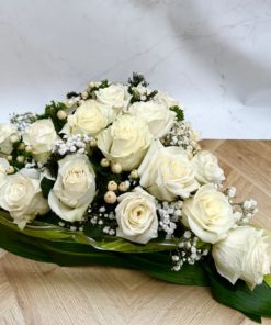 Coeur de Roses Blanches <br>DFC001