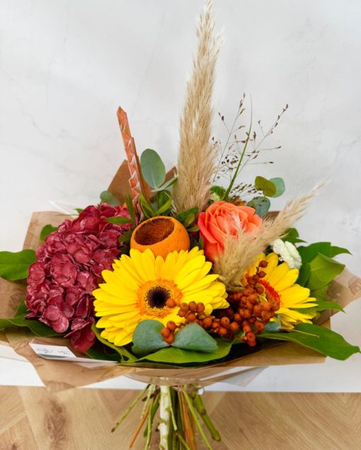 Bouquet Hortentia Pampa<br>  Réf : BS014