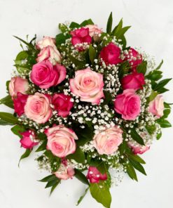 Gerbe Rose camaieu <br>DFC003