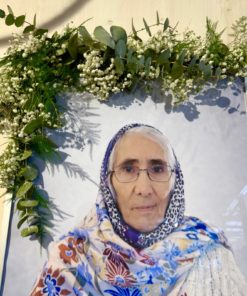 Décoration florale cadre photo   <br> Réf : DAE006