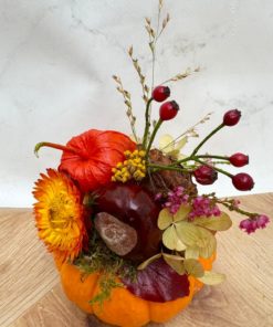 Mini citrouille décorée<br>  Réf : BS020