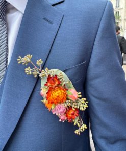 BoutonnièreImmortelle<br> Réf : BT004